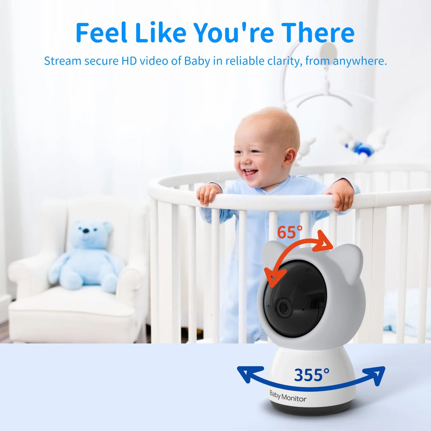 Moniteur pour bébé intelligent Noble Ishana DualView