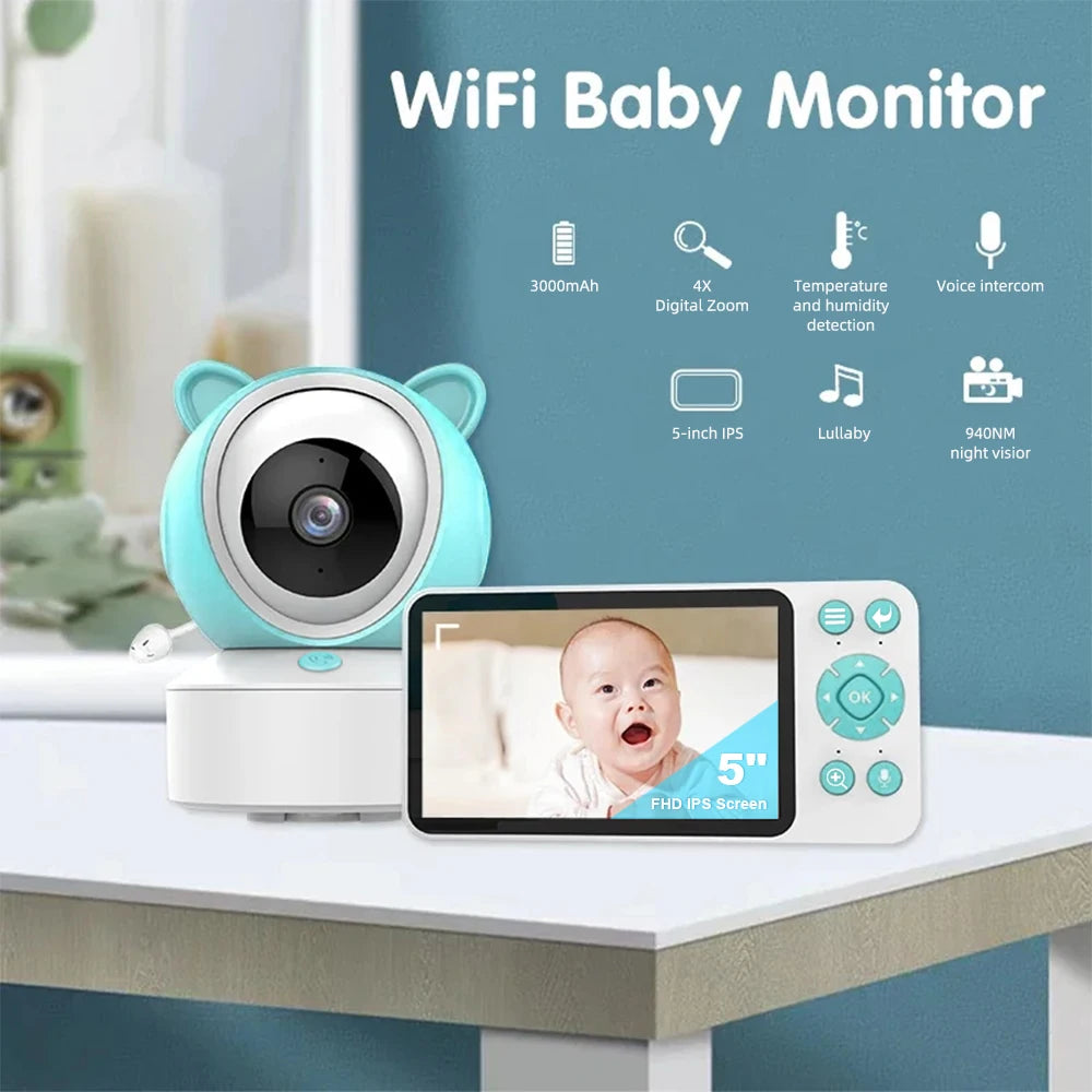 Moniteur pour bébé intelligent Noble Ishana PureView