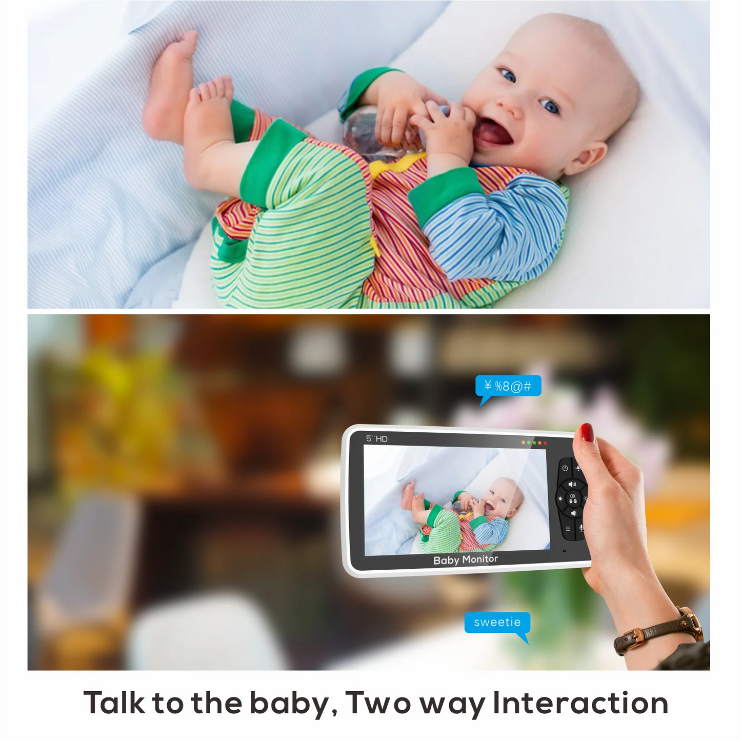Babyphone Noble Ishana GuardianPro 5 pouces 