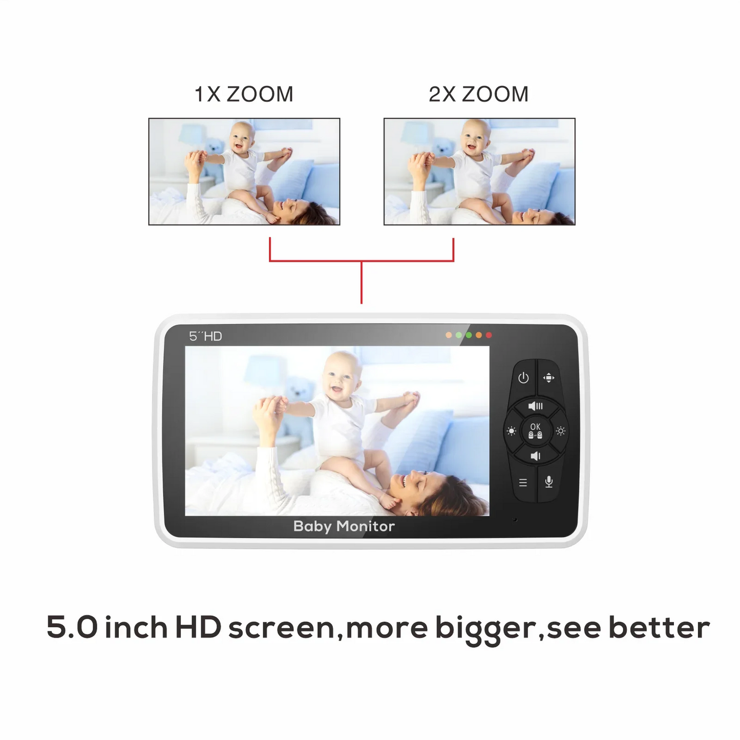Babyphone Noble Ishana GuardianPro 5 pouces 