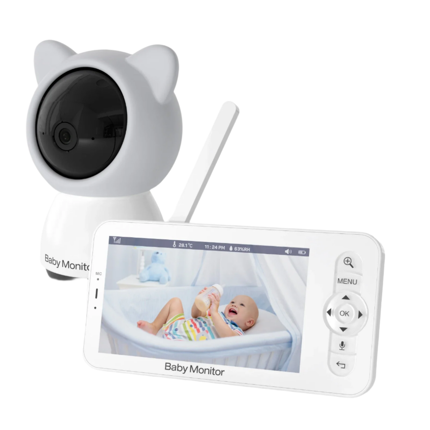 Moniteur pour bébé intelligent Noble Ishana DualView 