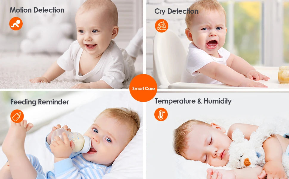 Moniteur pour bébé intelligent Noble Ishana DualView 
