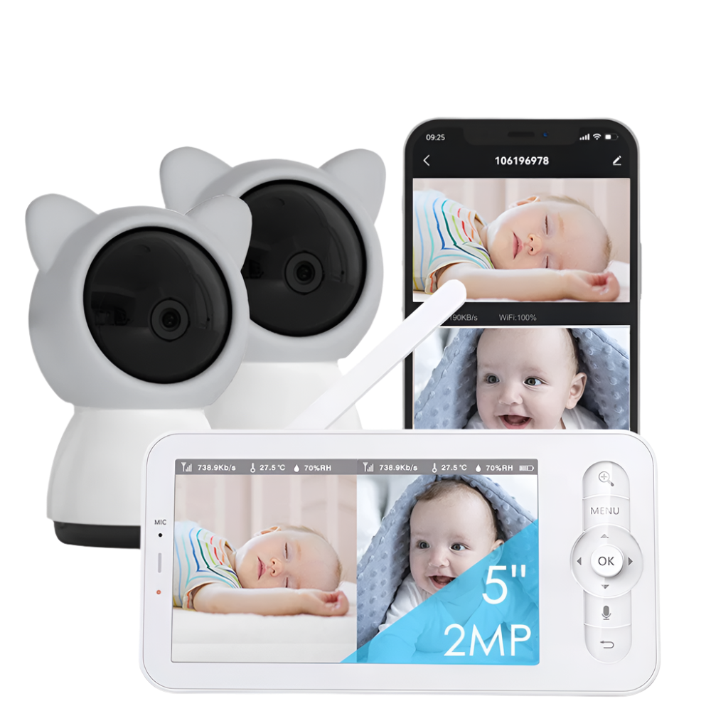 Moniteur pour bébé intelligent Noble Ishana DualView 