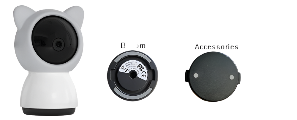 Moniteur pour bébé intelligent Noble Ishana DualView 